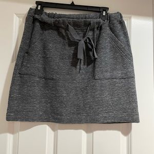 Loft drawstring skirt